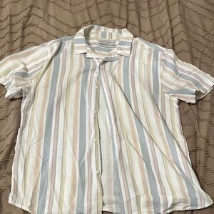 Striped Casual Men's Shirt